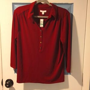 Lady's Pullover Polo Top NWT